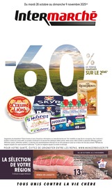 Viande Angebote im Prospekt "-60% DE REMISE IMMÉDIATE SUR LE 2ÈME" von Intermarché Super Viande Angebote im Prospekt "-60% DE REMISE IMMÉDIATE SUR LE 2ÈME" von Intermarché Super auf Seite 1