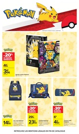 Promos Pokémon dans le catalogue "L'ÉTÉ EN MAILLOT, LA RENTRÉE EN GRANDS CARREAUX." de Carrefour Market Pokémon en promo dans le catalogue Carrefour Market à la page 4