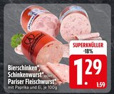 Bierschinken im EDEKA Prospekt Bierschinken von im aktuellen EDEKA Prospekt für 1,29 €