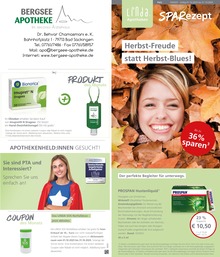 LINDA Premiumapotheke Prospekt für Bad Säckingen: "Aktuelle Angebote", 3 Seiten, 01.10.2025 - 31.10.2025