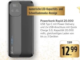 Powerbank Rapid 20.000 im Angebot bei E center in Villingen-Schwenningen Powerbank Rapid 20.000 Angebote von XLayer bei E center Villingen-Schwenningen für 12,99 €