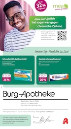 Apotheken Prospekt von mea - meine apotheke in Eppingen Aktueller mea - meine apotheke Apotheken Prospekt für Eppingen: Unsere Juni-Angebote mit 4} Seiten, 01.06.2026 - 30.06.2026