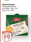 Kaffeepads Angebote von Melitta bei GLOBUS Bochum für 1,89 €