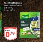 Salat Krönung im Angebot bei GLOBUS in Siegen Salat Krönung Angebote von Knorr bei GLOBUS Siegen für 0,79 €