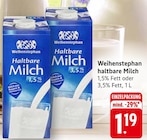 Haltbare Milch 1,5% Fett bei EDEKA im Heidenheim Prospekt für 1,19 €