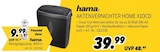 AKTENVERNICHTER HOME X10CD Angebote von hama bei MEDIMAX Eberswalde für 39,99 €