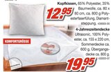 Kopfkissen oder 4-Jahreszeitendecke Angebote bei Möbel AS Homburg für 12,95 €