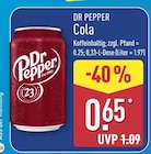 DR PEPPER im Angebot bei ALDI Nord in Grimma DR PEPPER Angebote bei ALDI Nord Grimma für 0,65 €