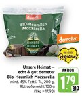 Bio-Heumilch Mozzarella bei EDEKA im Heusweiler Prospekt für 1,79 €