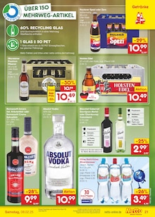 Vodka im Netto Marken-Discount Prospekt "Aktuelle Angebote" mit 57 Seiten (Kiel)