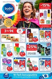 Aktueller budni Supermarkt Prospekt in Wenningstedt-Braderup und Umgebung, "drogeriemarkt" mit 9 Seiten, 28.07.2025 - 02.08.2025