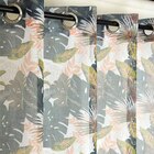 Rideau voilage étamine tropical multicolore 140x240 cm dans le catalogue Décor Discount