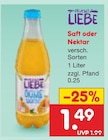 Saft Angebote von Frucht Liebe bei Netto Marken-Discount Aurich für 1,49 €