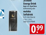 Energy Drink Açai im Angebot bei famila Nordost in Neustadt Energy Drink Açai Angebote von 28 Black bei famila Nordost Neustadt für 0,99 €