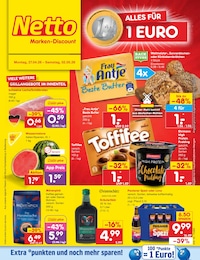 Aktueller Netto Marken-Discount Prospekt, "Aktuelle Angebote", mit Angeboten der Woche, gültig von 27.04.2026 bis 27.04.2026