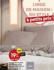 Housse de couette percale 220×240cm, - Genevieve Lethu - Maxi Bazar à Levallois-Perret Housse de couette percale 220×240cm, - Genevieve Lethu en promo chez Maxi Bazar Levallois-Perret à 19,99 €