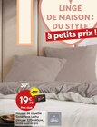 Housse de couette percale 220×240cm, - Genevieve Lethu en promo chez Maxi Bazar Pantin à 19,99 €