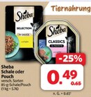 Schale oder Pouch Angebote von Sheba bei Markant Nordwest Osnabrück für 0,49 €