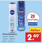 Deospray von Nivea für 2,49 € bei Netto Marken-Discount im Angebot Deospray von Nivea im aktuellen Netto Marken-Discount Prospekt