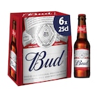 Bière blonde - BUD en promo chez Carrefour Pantin à 5,19 €