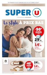 Prospectus Super U "Le style à prix bas", 8 pages, 08/10/2024 - 20/10/2024