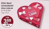 Schokowürfel Alles Liebe von Ritter Sport im aktuellen V-Markt Prospekt für 3,69 €