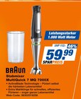 Stabmixer MultiQuick 7 MQ 7000X im Angebot bei expert TeVi in Schwabach Stabmixer MultiQuick 7 MQ 7000X Angebote von Braun bei expert TeVi Schwabach für 59,99 €