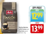 Barista Caffè Crema im Angebot bei EDEKA in Heidenheim Barista Caffè Crema Angebote von Melitta bei EDEKA Heidenheim für 12,99 €