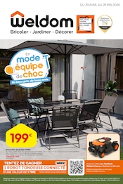 Catalogue Bricolage Weldom en cours à Nice et alentours, "En mode équipe de choc", 12 pages, 29/04/2026 - 26/05/2026