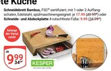 Schneidebrett Bambus im Angebot bei GLOBUS in Hanau Schneidebrett Bambus Angebote von Kesper bei GLOBUS Hanau für 9,99 €