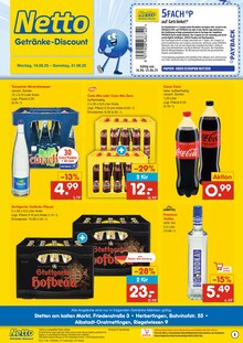 Netto Marken-Discount Jungingen Prospekt "DER ORT, AN DEM DU IMMER AUSGEZEICHNETE PREISE FINDEST." mit 2 Seiten