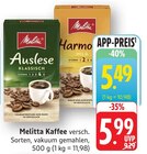 Kaffee im Angebot bei EDEKA in Pirmasens Kaffee Angebote von Melitta bei EDEKA Pirmasens für 5,49 €