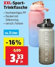 XXL-Sport-Trinkflasche Angebote bei Thomas Philipps Bautzen für 3,33 €