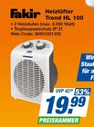 Heizlüfter Trend HL 100 bei expert im Wertheim Prospekt für 19,99 €