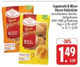 Unsere Goldstücke im Angebot bei E center in Weiden Unsere Goldstücke Angebote von Coppenrath & Wiese bei E center Weiden für 1,49 €