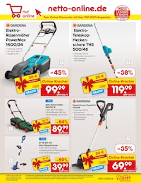 Akku Rasenmäher Angebot im aktuellen Netto Marken-Discount Prospekt auf Seite 66