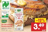 Aktuelles Bio Nürnberger Rostbratwurst Angebot bei Netto Marken-Discount in Krefeld ab 3,49 €