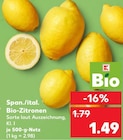 Span./ital. Bio-Zitronen bei Kaufland im Deuselbach Prospekt für 1,49 €