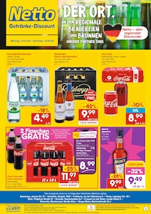 Netto Marken-Discount Prospekt DER ORT, AN DEM DU IMMER AUSGEZEICHNETE PREISE FINDEST. mit 2 Seiten