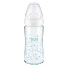 Biberon verre col large 240ml 0-6m - NUK dans le catalogue Carrefour