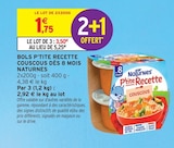 Bols P'tite Recette Couscous dès 8 mois - Naturnes - Intermarché Super Bols P'tite Recette Couscous dès 8 mois - Naturnes à 3,50 € dans le catalogue Intermarché Super