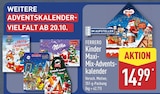Kinder Maxi-Mix-Adventskalender im ALDI Nord Prospekt Kinder Maxi-Mix-Adventskalender von Ferrero im aktuellen ALDI Nord Prospekt für 14,99 €
