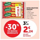 Pâtes Créatives - PANZANI - U Express à Vannes Pâtes Créatives - PANZANI en promo chez U Express Vannes à 2,24 €