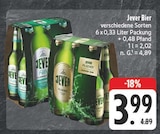 Bier im Angebot bei EDEKA in Crimmitschau Bier Angebote von Jever bei EDEKA Crimmitschau für 3,99 €