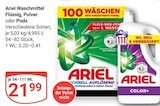 Aktuelles Waschmittel Flüssig Angebot bei GLOBUS in Erfurt ab 21,99 €