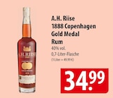 1888 Copenhagen Gold Medal Rum Angebote von A.H. Riise bei famila Nordost Neumünster für 34,99 €