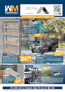 WERKMARKT Prospekt GUT BERATEN. GUT GEMACHT. mit 8 Seiten