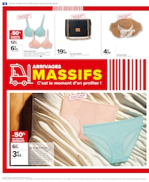 Prix et réduction Slip Femme dans le prospectus Carrefour en cours Offre Slip Femme dans le catalogue Carrefour du moment à la page 12