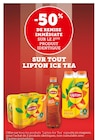 Promo -50% de remise immédiate sur le 2ème produit identique sur tout lipton ice tea à  dans le catalogue Bi1 à Pierrefontaine-les-Varans