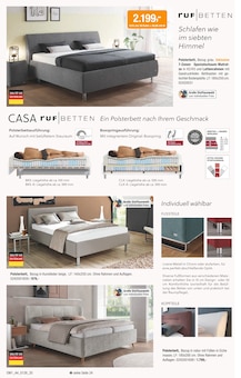 Bett im Opti-Wohnwelt Prospekt "Topmarken zu Highlightpreisen" mit 24 Seiten (Würzburg)